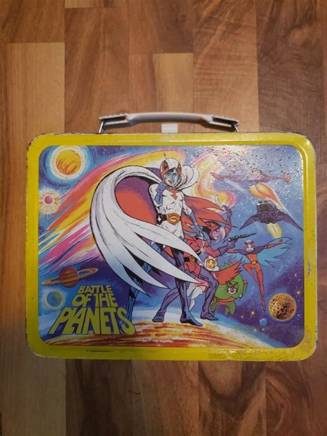 Vintage 1979 Battle Of The Planets Metal Lunchbox & Thermos